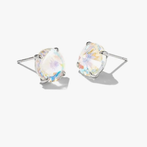 Kendra Scott-Jolie Stud Dichroic glass/silver earrings-NWT - Picture 10 of 10